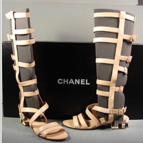 chanel gladiator sandals